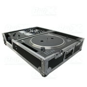 ProX XS-RANE7212 Battle Mode Case for Single Rane 12 and Rane 72 Mixer, Silver on Black