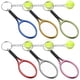 thumbnail image 5 of 24 llaveros de mini raqueta de tenis con forma de pelota de tenis realista, llavero colgante para regalo., 5 of 5