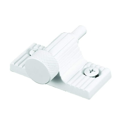 Patio Door Security Grill U 9850 Lock, 1 in., Zamac Cast Housing w/Aluminum Bolt, White, Twist-In Action, Used on horizontal sliding windows and patio sliding door.., By Defender Security ()