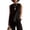 Black, variant on Womens Crew Neck Sleeveless Tank Tops Casual Summer Blouses Loose Fit Scalloped Hem Lightweight Linen Shirts M