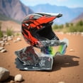 thumbnail image 4 of Casco de Motocross Enduro SVIII/RED3269 Incluye Goggles, Bacalava, Guantes 4 Piezas  En 1, 4 of 9