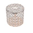 thumbnail image 1 of Porta pañuelos de metal y perlas de imitación para uso en pañuelos, 1 of 3