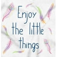 thumbnail image 2 of Cute Enjoy the Little Things Feathers Women Plus Size Crewneck Sweatshirt Brisco Brands 2X, 2 of 5