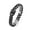 black, variant on Men’s 14mm Cuban Link Bracelet, Durable 18K Gold/Black/Rainbow/Silver Tone Stainless Steel Bracelet for Men & Women, Hip Hop Bracelets Chain, 8"-9.5" Ideal Gift for Him & Her.