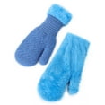 thumbnail image 7 of BadPiggies Kids Toddler Winter Mittens Gloves, Baby Boys Girls Cute Warm Fleece Lined Knit Thick Thermal Infant Gloves (Black), 7 of 7
