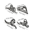 thumbnail image 4 of AWAYTR Metal Hair Clips for Women - Large Hair Clips Hair Claws Clips for Women and Girls Thick Hair Accessories, 4 of 9