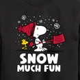 thumbnail image 3 of Peanuts - Snoopy and Woodstock Snow Much Fun - Toddler And Youth Crewneck Fleece Sweatshirt, 3 of 6