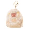 thumbnail image 1 of Clear Coin Purse Waterproof Cartoon Zipper Coin Pouch Change Purse with Key Ring, 1 of 10