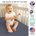 thumbnail image 3 of Sweet Jojo Designs Watercolor Sports Theme Boy 100% Cotton Muslin Fitted Crib Sheets Set 2 Piece, 3 of 6
