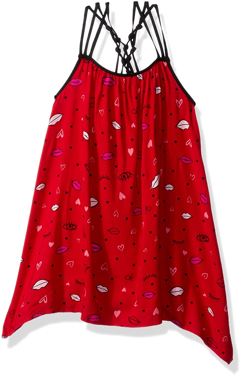 calvin klein spaghetti strap dress