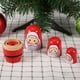 thumbnail image 1 of Muñeca Rusa, 5 piezas de muñecas rusas pintadas un mano de navidad juego de muñecas anidadas tazas apilables muñecas matryoshka de para cumpeadas de navidad, regalos de, 1 of 7
