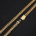 thumbnail image 3 of Sparkling Cuban Chain Necklace for Men, Width 8MM Big Iced Out Cuban Chain, Solid Thick Hip Hop Miami Cuban Link Chain, 16-24 Inch - Gift Box Included, 3 of 8
