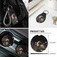 thumbnail image 7 of XYZCANDO Star Moon Armrest Cover Keychain Lipstick Cover Handbrake Cover Fender Cover Trash Can Seat Belt Cover Car Cushion Cover Steering Wheel Cover Car Interior Decor Fashion, 7 of 7