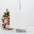 thumbnail image 2 of Premium Canvas Tote Bags | Pack of 6 | Heavy Duty 100% Cotton With Strong Handles Holds up to 40lbs | Eco Friendly | Large Size 14.5x17x3" - White, 2 of 9