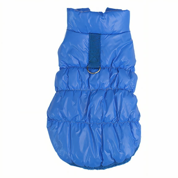 TELOLY Dog Rain Coat,Breathable Warmth Fabric Dog Winter Coat,Active Pet Protection Dog Jackets for Small Dogs,Blue1,L