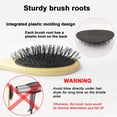 thumbnail image 4 of UBSWF-Wig Brush for Synthetic Hair, Detangling Professional Wood Handle Comb Set, WB-1, 4 of 4