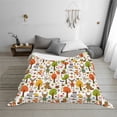 thumbnail image 6 of KLL Animals Forest Print Fleece Throw Blanket, Horizontal Fleece Bedding Cute Soft Blankets Comfy Fleece Flannel Plush Home Decor for Couch & Bed -80"x60", 6 of 9