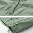thumbnail image 5 of Men's Sun Protection Jacket Zip Up Hoodie Lightweight Quick Dry Long Sleeve Outdoors Sweatshirt Zipper Pockets (S, Army Green), 5 of 8