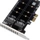 thumbnail image 3 of Tarjeta De Expansion Tarjeta convertidora M.2 NGFF B-Key a SATA3, tarjeta adaptadora SSD de doble disco, 6Gbps, 5 SATA, 3 of 8