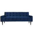 thumbnail image 4 of Modway Delve Performance Velvet Sofa in Navy, 4 of 4
