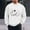 White, variant on Mens Summer Top Custom T Shirts Men'S Valentine'S Day Printed Casual Long Sleeved Round Neck Base Hoodie Long Sleeved Round Neck Top/Shirt Cute Top