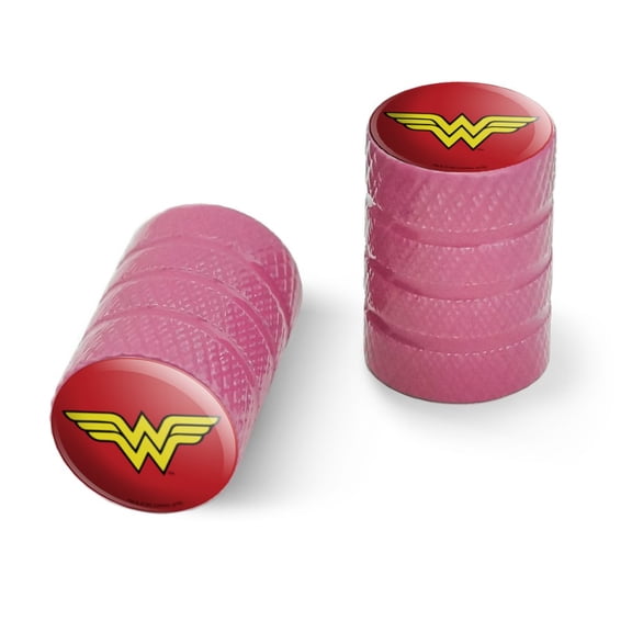 Wonder Woman Classic Logo Motorcycle Bicycle Bike Tire Rim Wheel Aluminum Valve Stem Caps