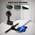 thumbnail image 2 of Minthouz Wireless Charger, 4 in 1 Qi-Certified Wireless Charging Pad with USB-A Output for iPhone, iWatch SE/S7/6/5/4/3/2, Airpods Pro/2, Samsung Galaxy Series, 2 of 10