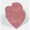 thumbnail image 2 of Inkdotpot 100 Pack Real Rose Gold Foil Paper Tag Made With Love Wedding Favor Hang Tag, 2 of 6