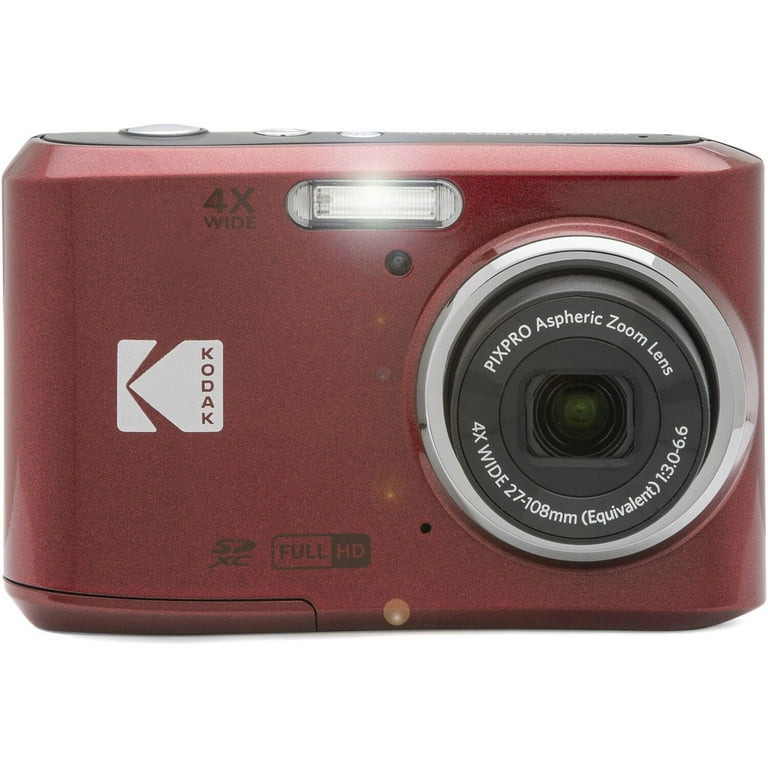 Kodak PIXPRO FZ45 コンパクトデジタルカメラ レッド Amazon.com : Kodak Pixpro FZ45 Digital Camera (Red) Bundle