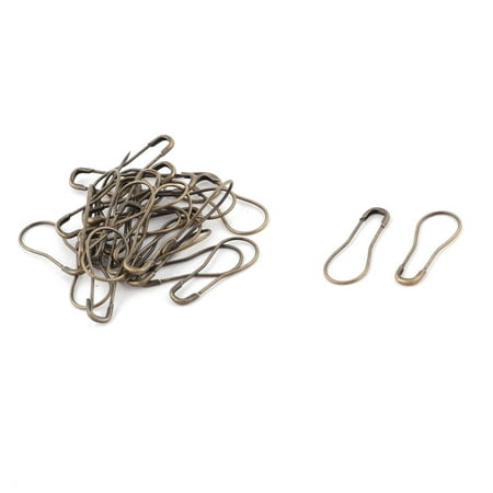 - Metal Blanket Skirt Garment Sewing Quilting Brooch Pin Bronze Tone 30pcs
