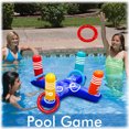 thumbnail image 5 of 1 pieza, juego de lanzamiento de piscina al aire libre, piscina multijugador, juguetes de piscina familiar, diversión con agua, juego de playa, fiesta JM, 5 of 5