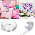 thumbnail image 1 of 5m Clear Balloon Decorating Strip Arch Garland Streamer Tape Home Party Decor, 1 of 8