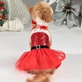 thumbnail image 1 of XWSHYW Ropa para Mascotas para Perros Pequeños. Vestido de Noche para Fiesta de Navidad, Vestido para Perro, Vestido de Novia, Vestido de Princesa, Cuatro Tamaños para Elegir, 1 of 6