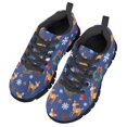 thumbnail image 2 of Chririnla Christmas Shoes for Boys Girls Reindeer Snowflake Sneakers Size 2.5 Big Kids Knitted Mesh Sports Shoes Breathable Lightweight School Athletic Travel, 2 of 7