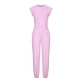 thumbnail image 4 of Yuyuzo Ensemble de Détente pour Femmes Deux Pièces Crop Top Taille Élastique Bas Resserré, 4 of 6