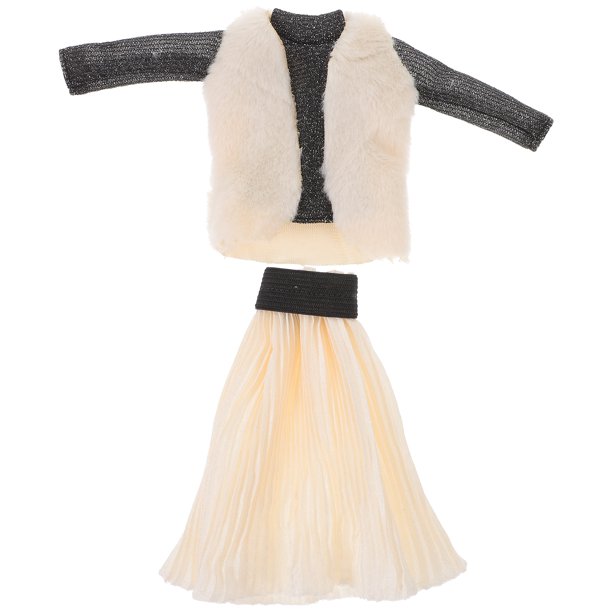 1 juego de disfraz de muñecas Delicado ropa de muñeca encantadora Falda de muñeca compacta de muñecas
