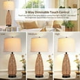 thumbnail image 2 of Set of 2 Touch Control Table Lamp with 2 USB Ports,Dimmable, 2 of 7