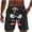 Black#men's party shorts, variant on UVEASISHA Funny Shorts with Pockets for Men 3D Angry Face Print Swim Trunks,Elastic Drawstring Waist Loose Beach Shorts Quick Dry Breathable Bathing Suits Orange L
