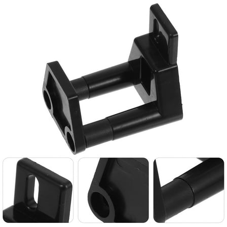 MUSEYA Nylon Black Adjustable Barn Door Stopper Barn Door Hardware Home Decor 1Pcs