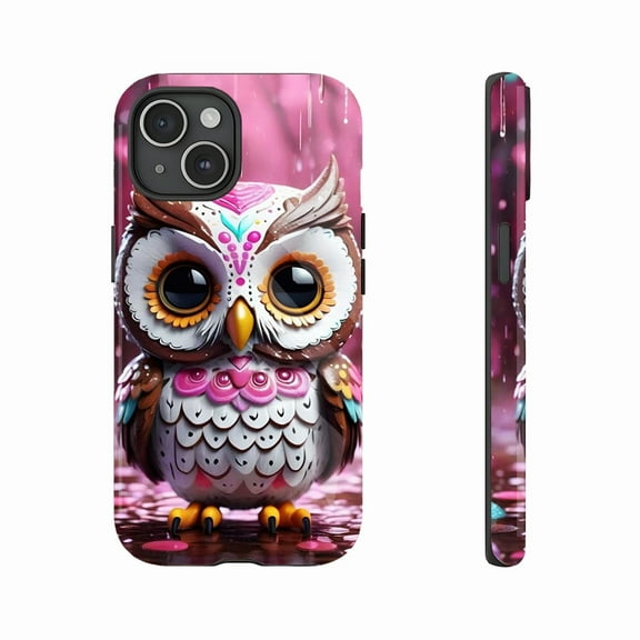 Owl Design Chic Adorable Phone Case for Women Men Teens Daily Use & Holiday Gift Compatible with iPhone 11/12/13/14/15/16 (Pro Max/Plus)