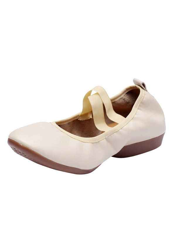 Mens Leather Sole Shoes Dancing