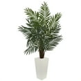 thumbnail image 1 of Nearly Natural 5871 5.5 ft. Areca Artificial Palm Tree in White Tower Planter, 1 of 1