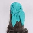 thumbnail image 4 of Simulated Silk Shiny Women's Solid Color Square Scarf New Satin 70cm Scarf Headscarf Women's Gift, 4 of 6