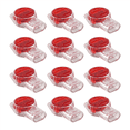 thumbnail image 2 of 55 piezas de conectores de empalme de gel UR de 3 puertos, conectores de cable rojo y transparente, 2 of 8