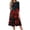Red, variant on BOMYJESK 4th Of July Dresses for Women American Flag Floral Maxi Dress Independence Day Art Print 2026 Summer Dresses Midi Dresses Casual Party Apparel Black 3XL