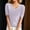 *Purple, variant on Holzkary Women's Short Sleeve V Neck Sweaters Lightweight Summer Sweater Casual Knit Pullover Tops Women's Round Neck Short Sleeved Loose T Shirt with A Knit Bottom Short Top Beige L
