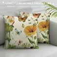 thumbnail image 3 of ONETECH  Spring Floral Throw Pillow Covers Wildflowers Plants Butterfly Patio Decorative Pillow Cushion Cases Outdoor Cushion Covers for Couch Sofa Bedroom Car Home Decor, 3 of 5