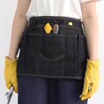 thumbnail image 1 of Delantal Cintura Organizador Delantal Trabajo Delantal con Bolsillos Bolsa Herramientas Cinturón Denim Adecuado para Cocina Cafetería Estudio Jardín, 1 of 10
