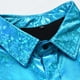 thumbnail image 4 of Playeras Oversize Hombre Camisa De Vestir Para Hombre Camisa Abotonada Con Cara Brillante Ropa Camiseta Con Solapa Con Cara Brillante Camisa, 4 of 9
