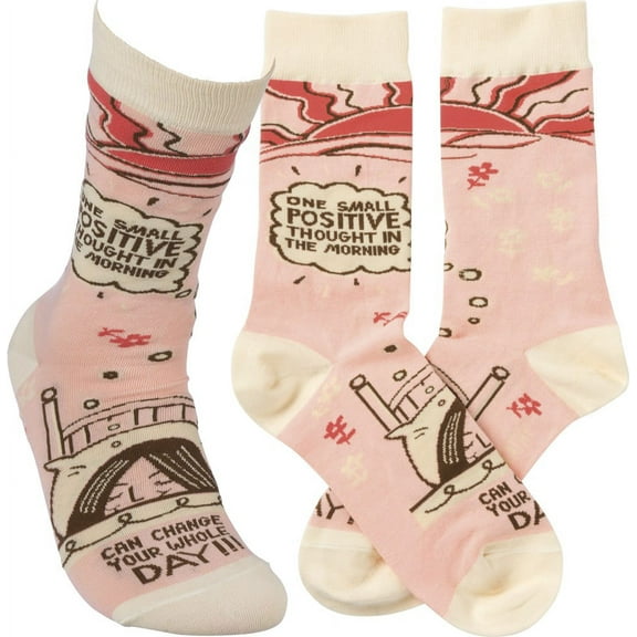 Primitives by Kathy Socks "One Small Positive Thought Can Change Your Day"